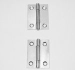 2" - 50mm Zinc Plated Butt Hinges for Small Projects, Rabbit Hurches etc. (1838)
